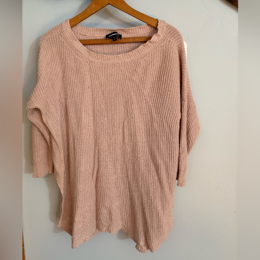 Express Sweater 
Circle Hem Relaxed Fit Tunic